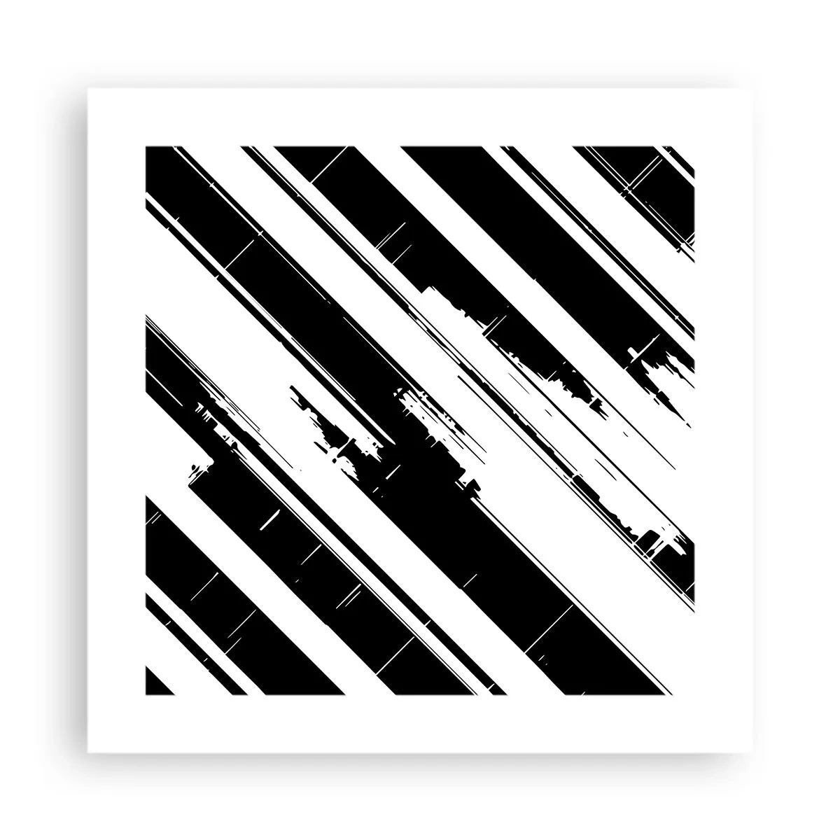 Póster - Composición intensa y dinámica - 40x40 cm