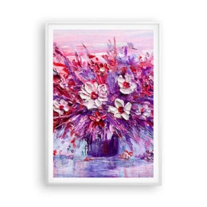 Póster en marco blanco - Inocencia y pasión - 70x100 cm