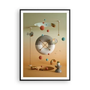 Póster en marco negro - Todo puede suceder - 70x100 cm