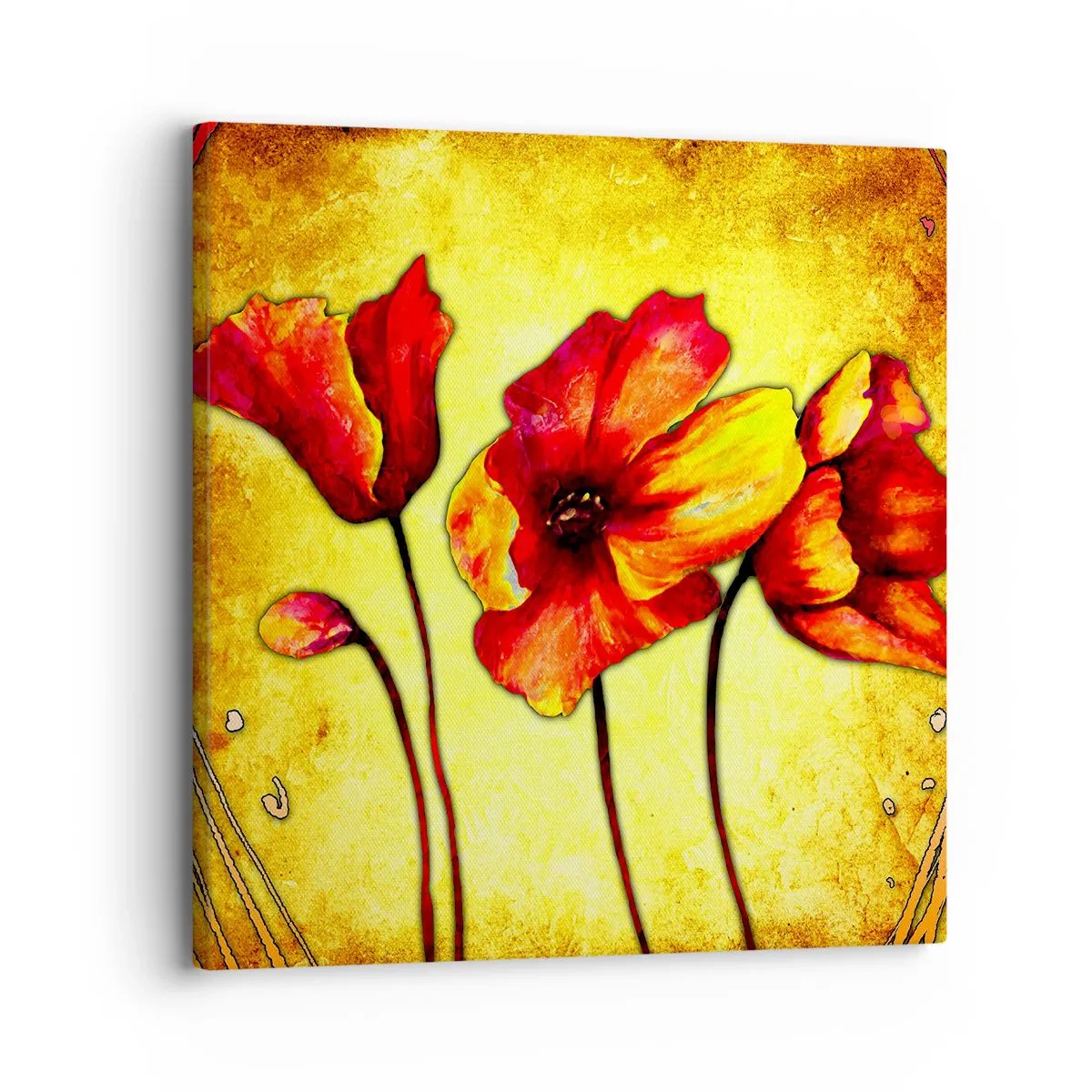 Cuadro sobre lienzo - Impresión de Imagen - En decoración Art Nouveau - 30x30 cm