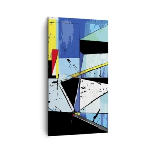 Cuadro sobre lienzo - Impresión de Imagen - Mirando el mundo desde un ángulo distinto - 45x80 cm