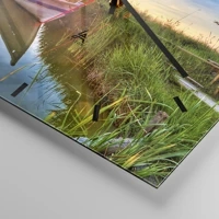 Esfera sin numeración, con rayas