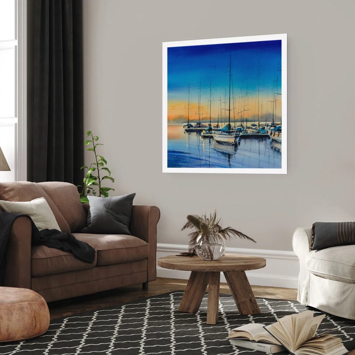 Póster - El final de un buen día - 50x50 cm