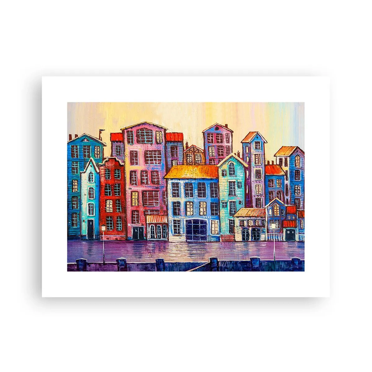Póster - Una ciudad como un cuento de hadas - 40x30 cm