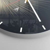 Esfera sin numeración, con rayas