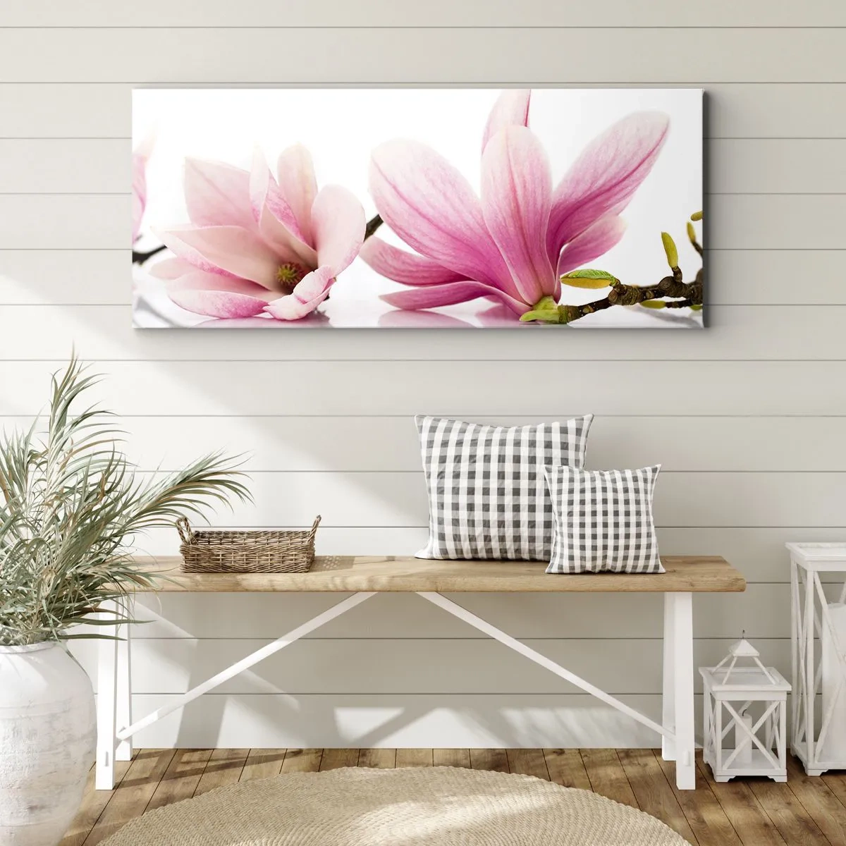 Cuadro sobre lienzo - Impresión de Imagen - Suave como un soplo de primavera - 100x40 cm