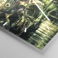 Esfera sin numeración, con rayas