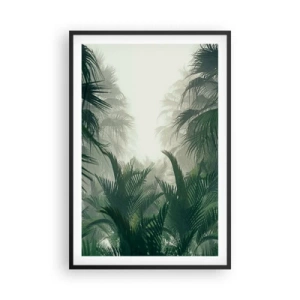 Póster en marco negro - Misterio tropical - 61x91 cm