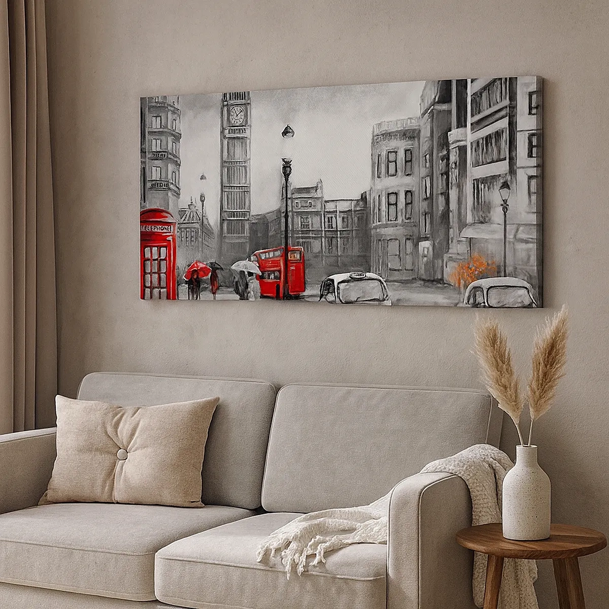 Cuadro sobre lienzo - Impresión de Imagen - No tan gris como la pintan - 30x30 cm