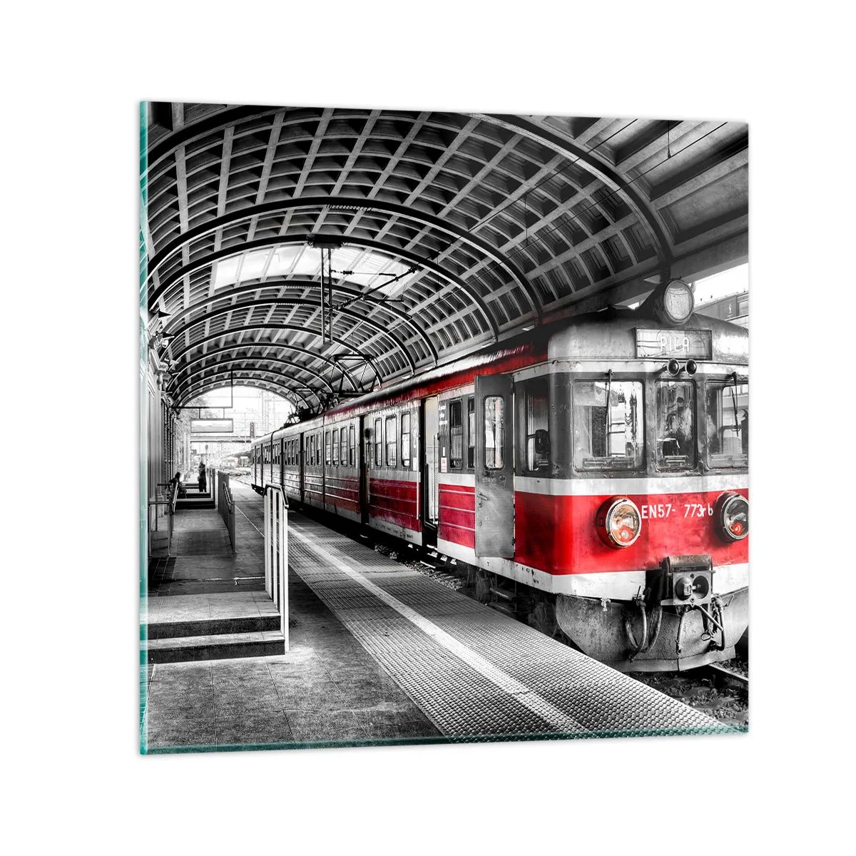 Cuadro sobre vidrio - Impresiones sobre Vidrio - ¿El viaje de su vida? - 70x70 cm