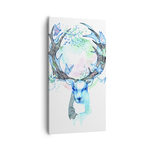 Cuadro sobre lienzo - Impresión de Imagen - La fuerza y la dulzura de la naturaleza - 55x100 cm