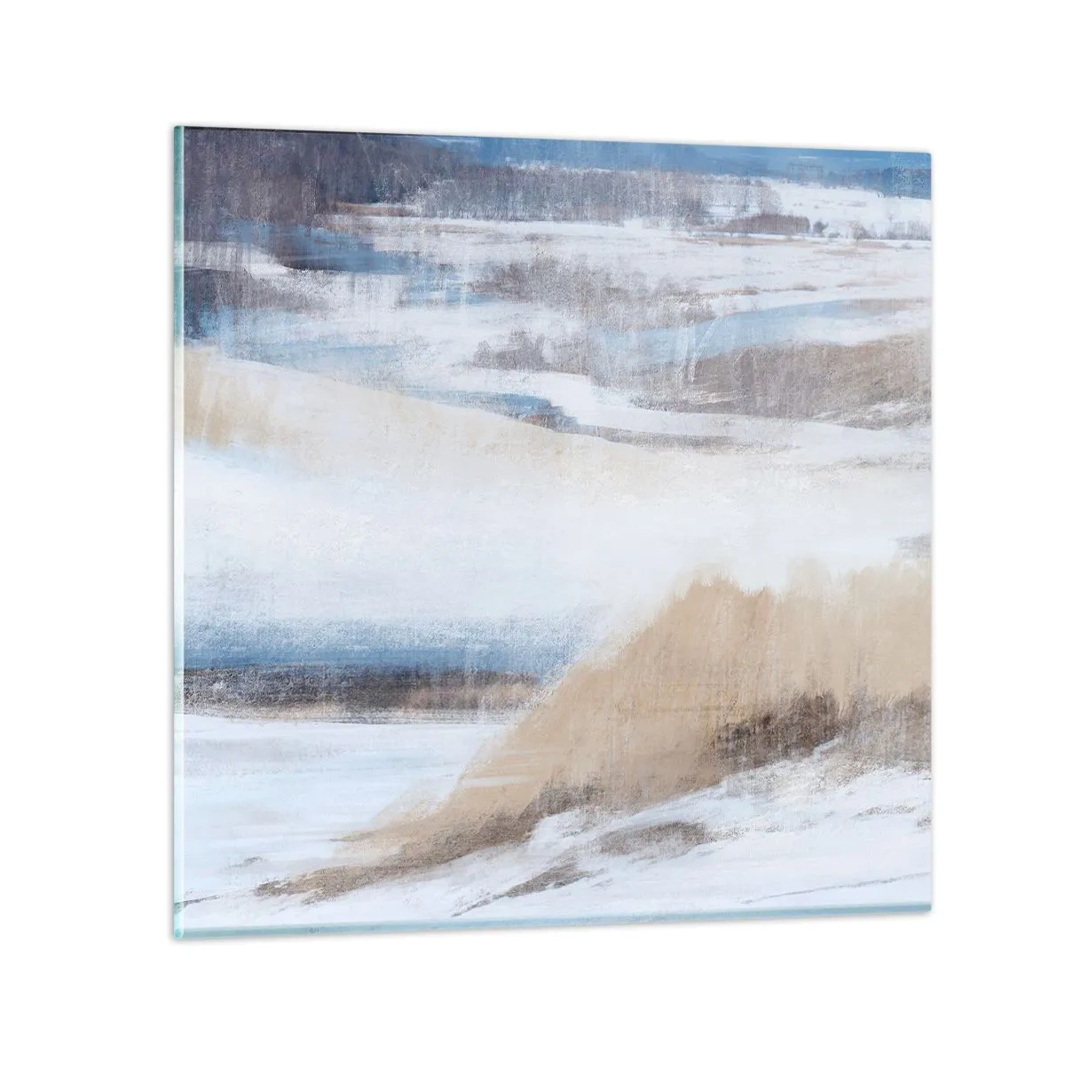 Cuadro sobre vidrio - Impresiones sobre Vidrio - Composición invernal - 30x30 cm