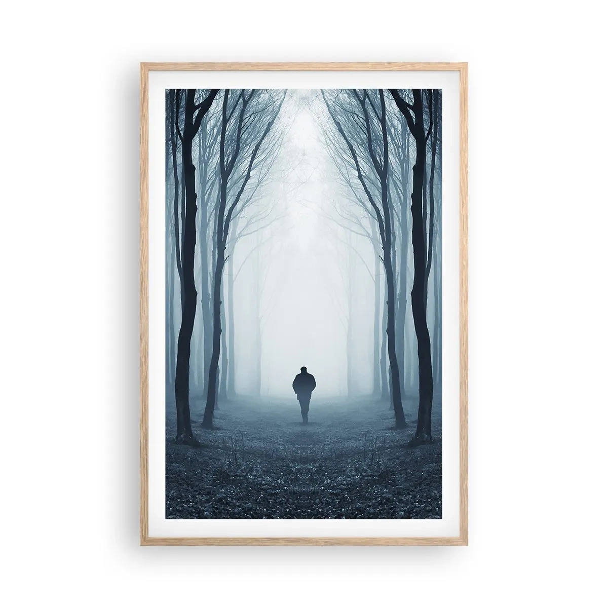 Póster en marco roble claro - Alto y claro - 61x91 cm