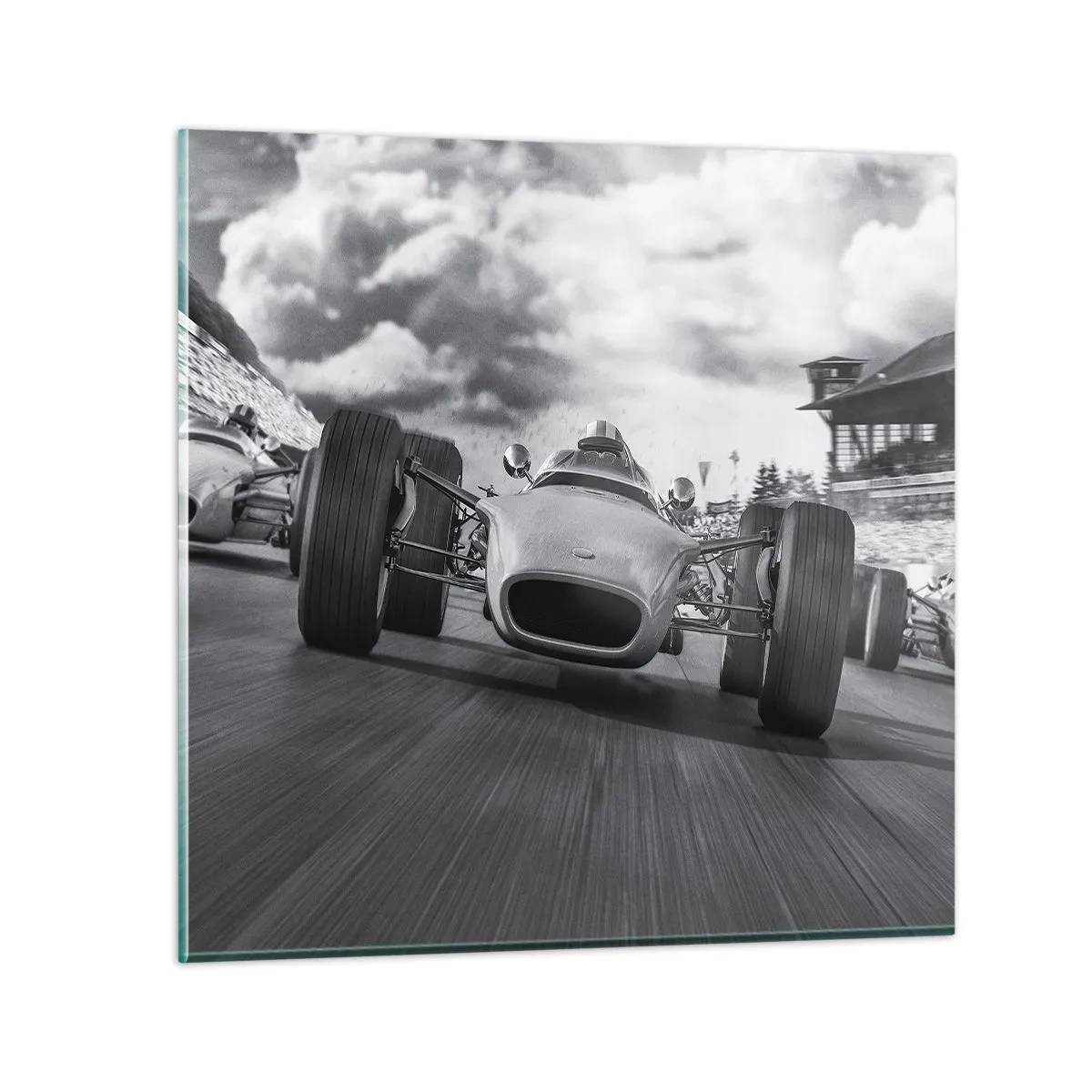 Cuadro sobre vidrio - Impresiones sobre Vidrio - ¡Hay poder! - 70x70 cm