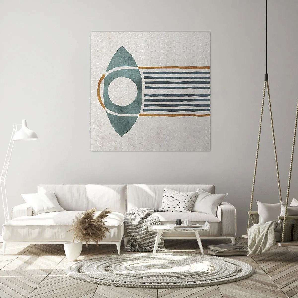 Cuadro sobre lienzo - Impresión de Imagen - Signos y rituales - 40x40 cm