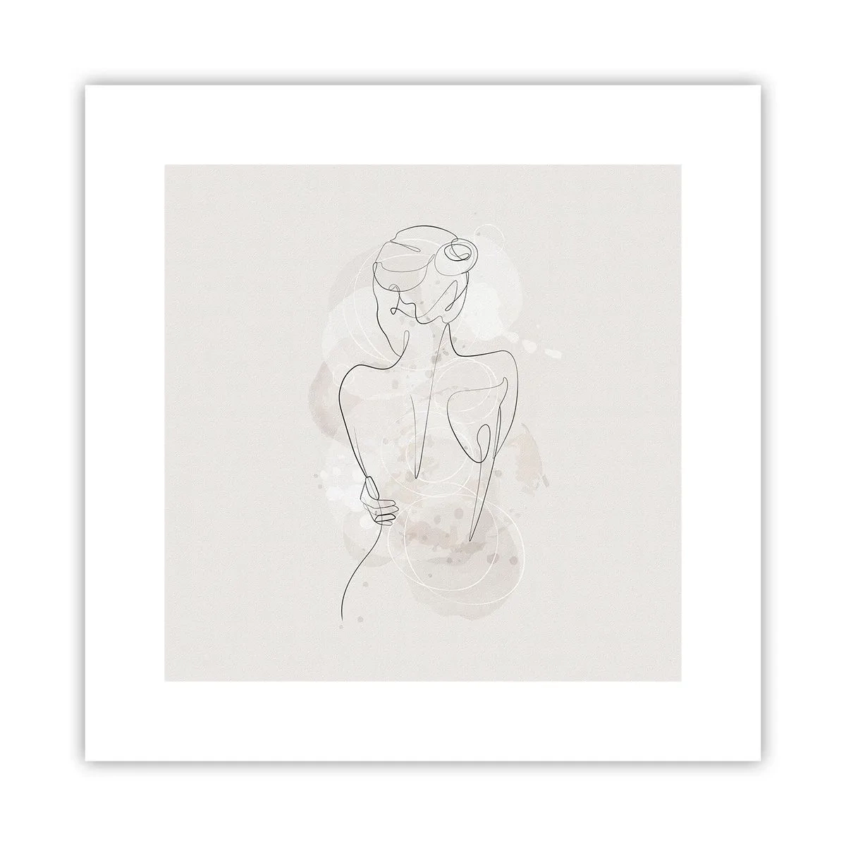Póster - Como un cuerpo sensible - 30x30 cm