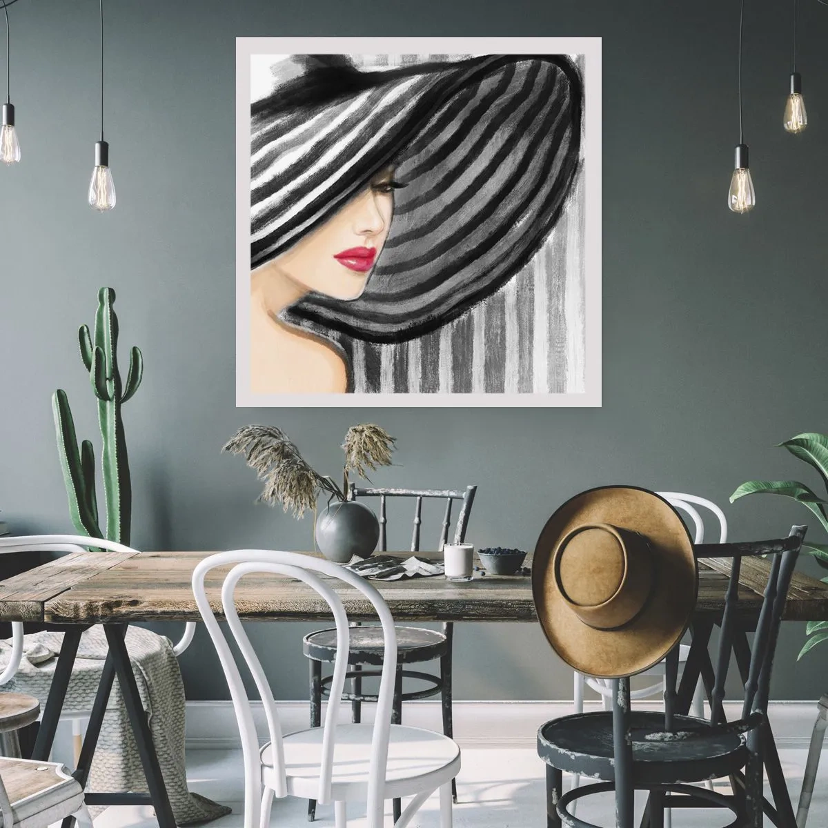 Póster - ¿Dónde puedo encontrarte? - 50x50 cm