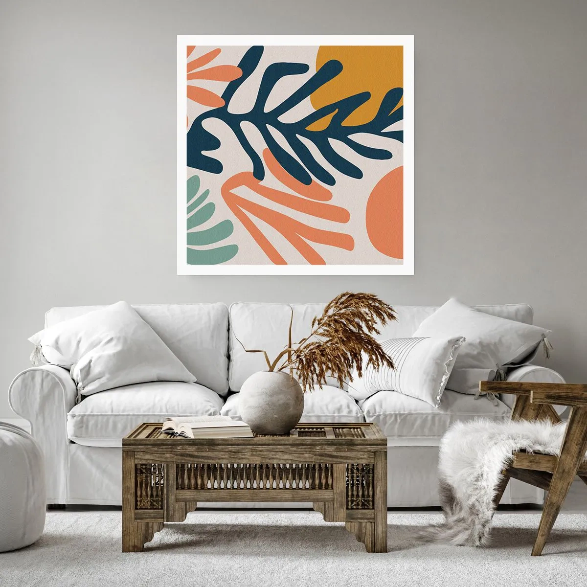 Póster - Mares de coral - 50x50 cm