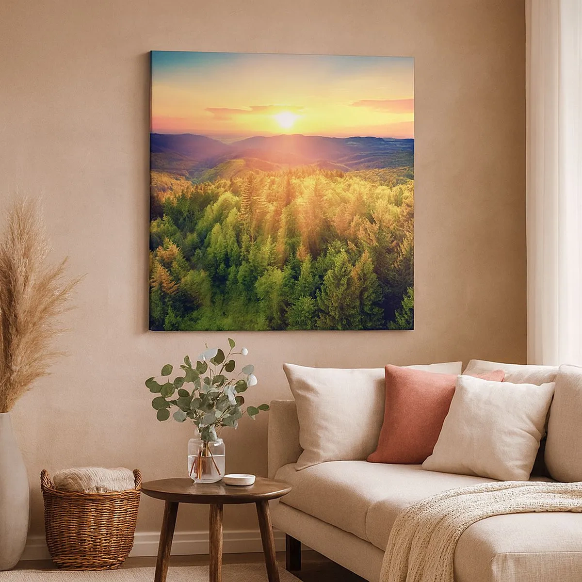 Cuadro sobre lienzo - Impresión de Imagen - Desde lo alto - 30x30 cm