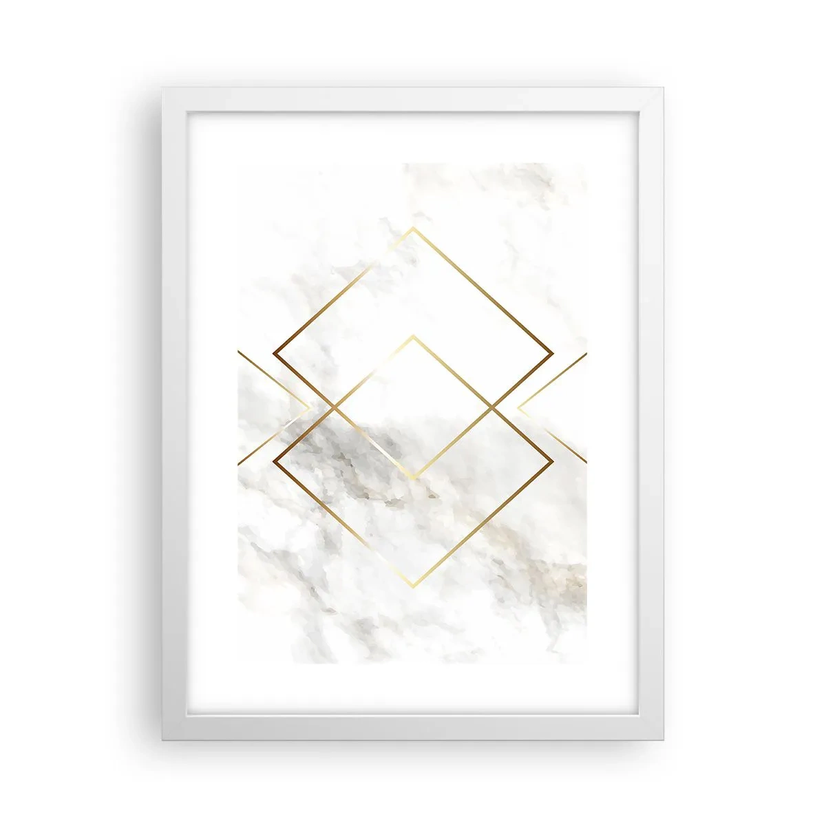 Póster en marco blanco - Una vista al infinito - 30x40 cm