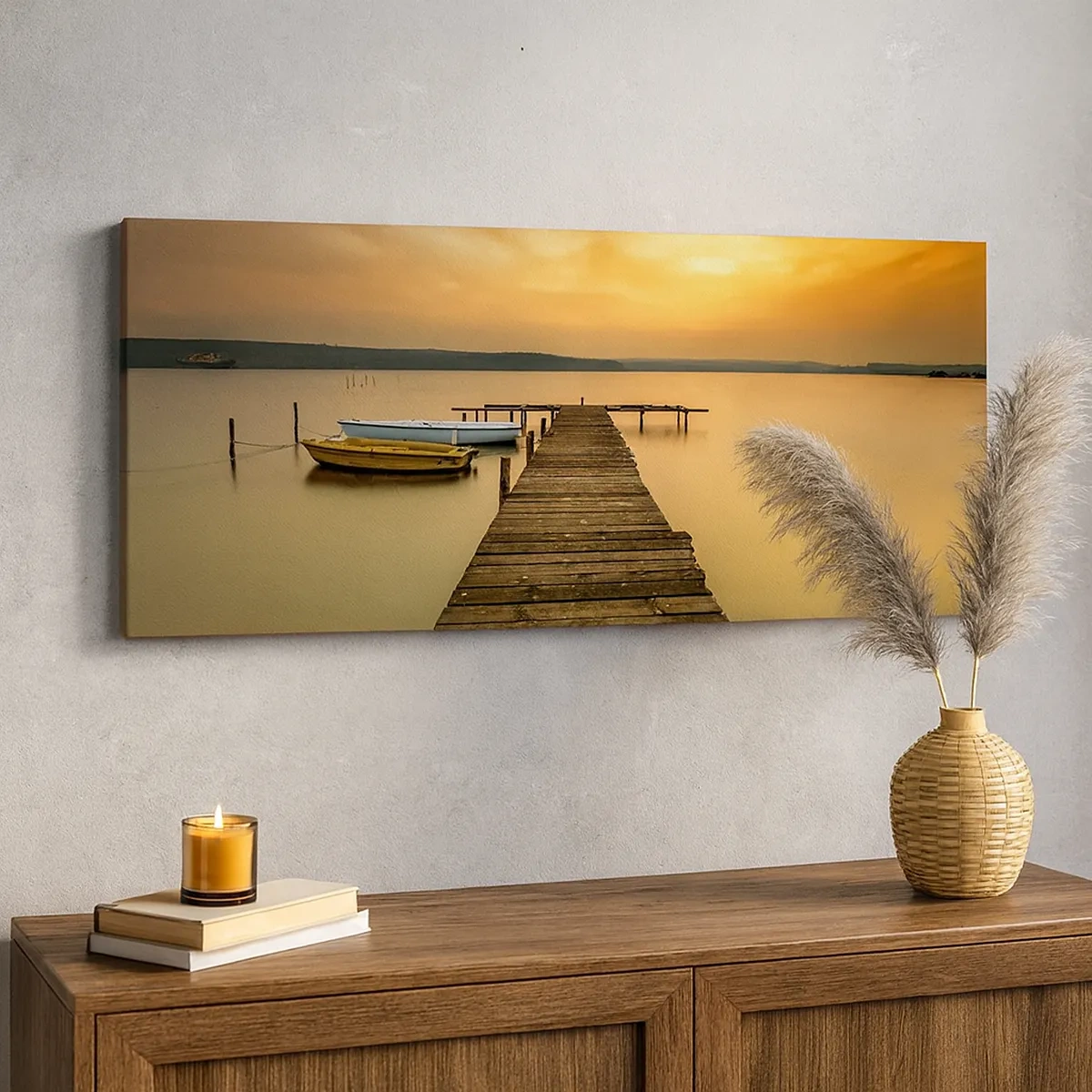 Cuadro sobre lienzo - Impresión de Imagen - Abriré el cielo dorado para ti - 30x30 cm