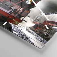 Esfera sin numeración, con rayas