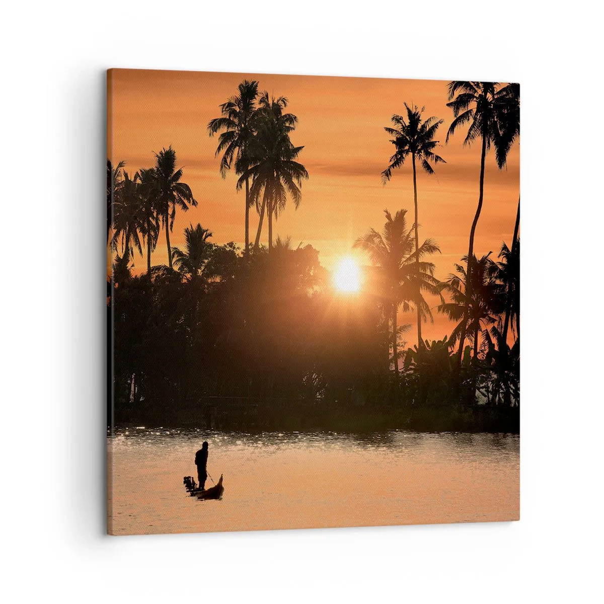 Cuadro sobre lienzo - Impresión de Imagen - Tiempo de descanso - 50x50 cm