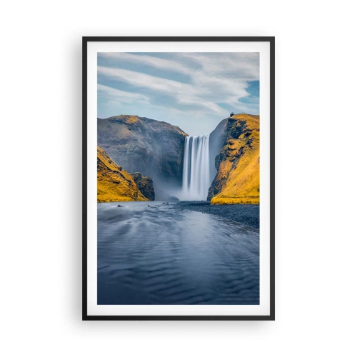 Póster en marco negro - Duración eterna, movimiento eterno - 61x91 cm