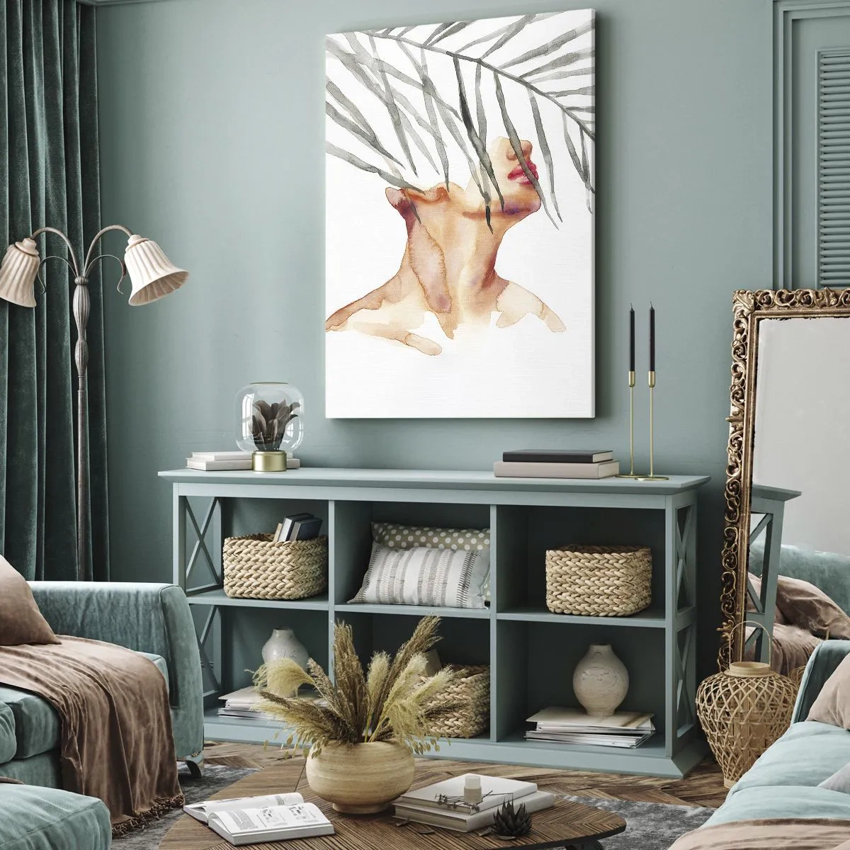 Cuadro sobre lienzo - Impresión de Imagen - Siente el pulso de los trópicos - 70x100 cm