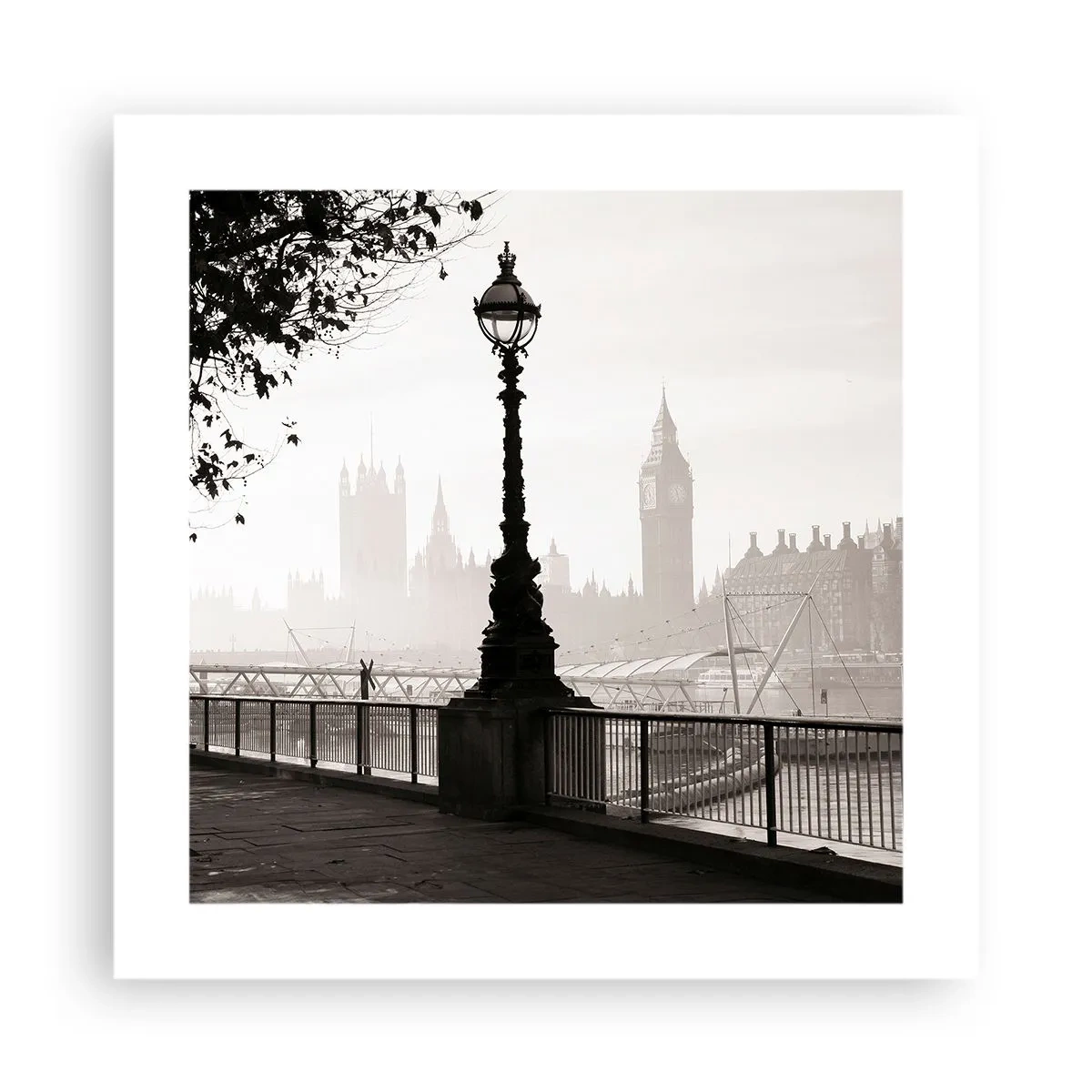 Póster - La mañana de Londres - 40x40 cm