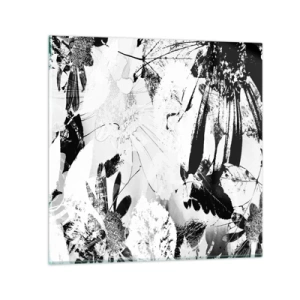 Cuadro sobre vidrio - Impresiones sobre Vidrio - Otoño en negativo - 30x30 cm