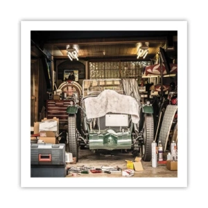 Póster - Volver al pasado - 60x60 cm