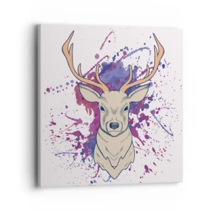 Cuadro sobre lienzo - Impresión de Imagen - Valor y equilibrio - 40x40 cm