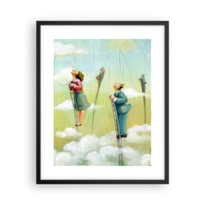 Póster en marco negro - Sigue tu sueño - 40x50 cm