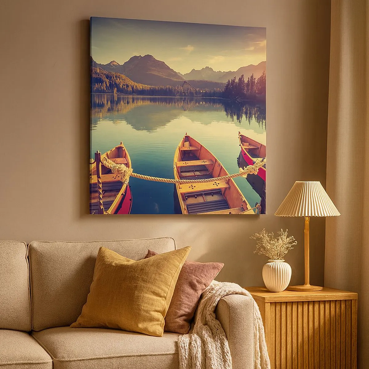 Cuadro sobre lienzo - Impresión de Imagen - Para vivir según sus leyes - 30x30 cm