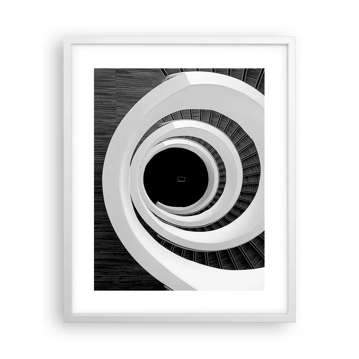 Póster en marco blanco - Hacia el origen - 40x50 cm