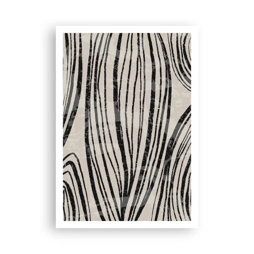 Póster - Salpicadura de líneas - 70x100 cm