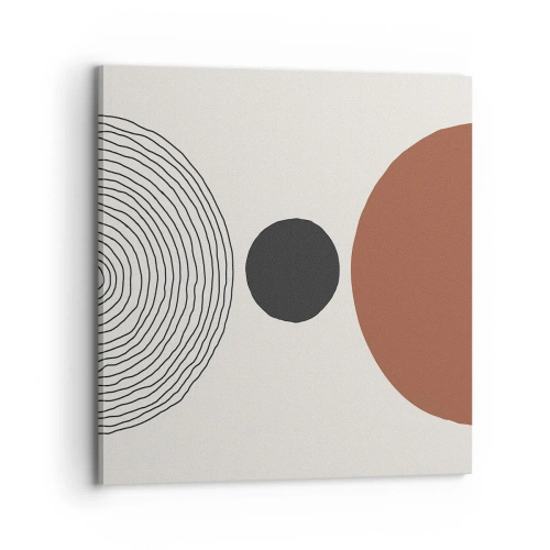 Cuadro sobre lienzo - Impresión de Imagen - En el centro de la atención - 70x70 cm