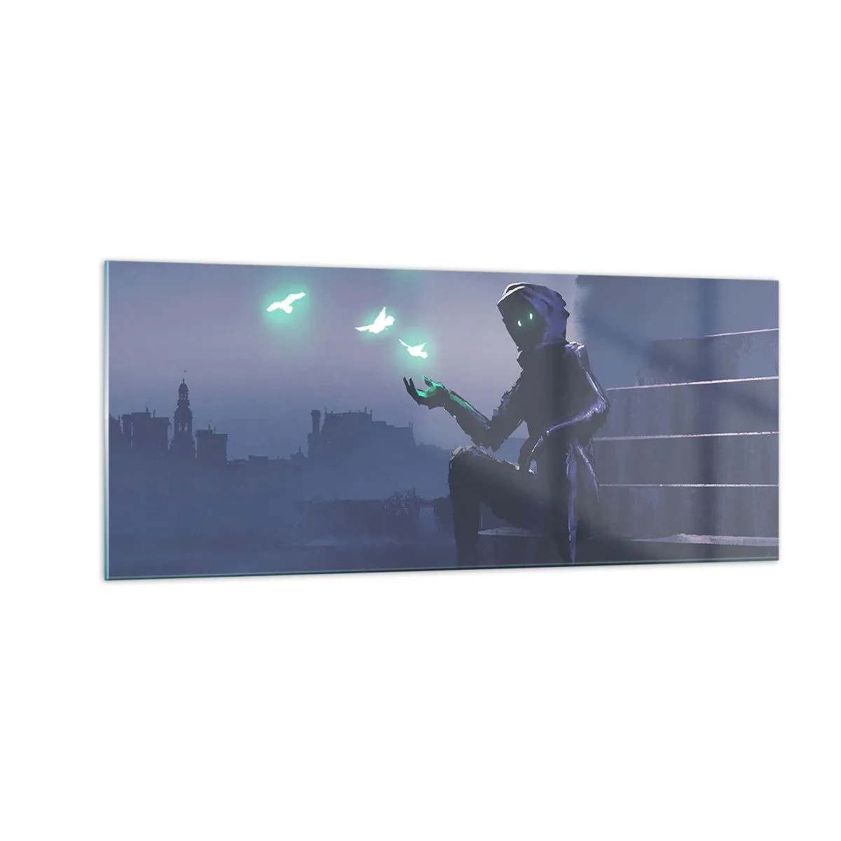 Cuadro sobre vidrio - Impresiones sobre Vidrio - La vida volverá - 100x40 cm