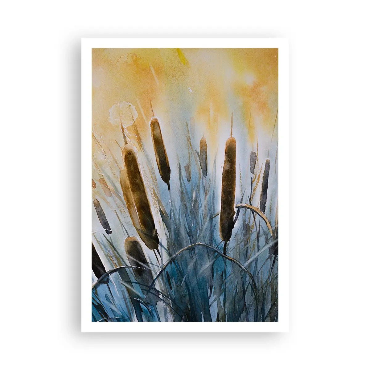 Póster - El frío del agua, el calor del sol - 70x100 cm