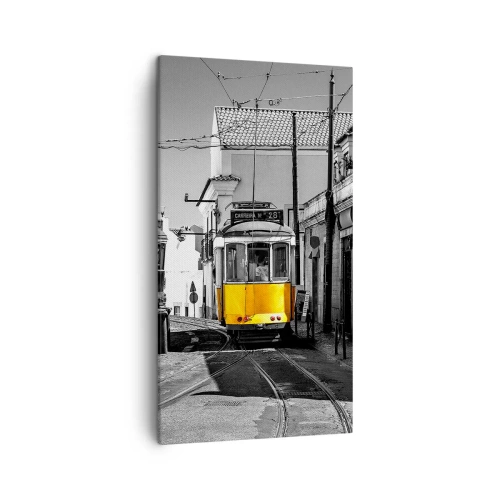 Cuadro sobre lienzo - Impresión de Imagen - Espíritu de Lisboa - 45x80 cm