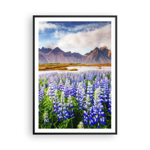 Póster en marco negro - La fuerza y la severidad junto a la dulzura - 70x100 cm