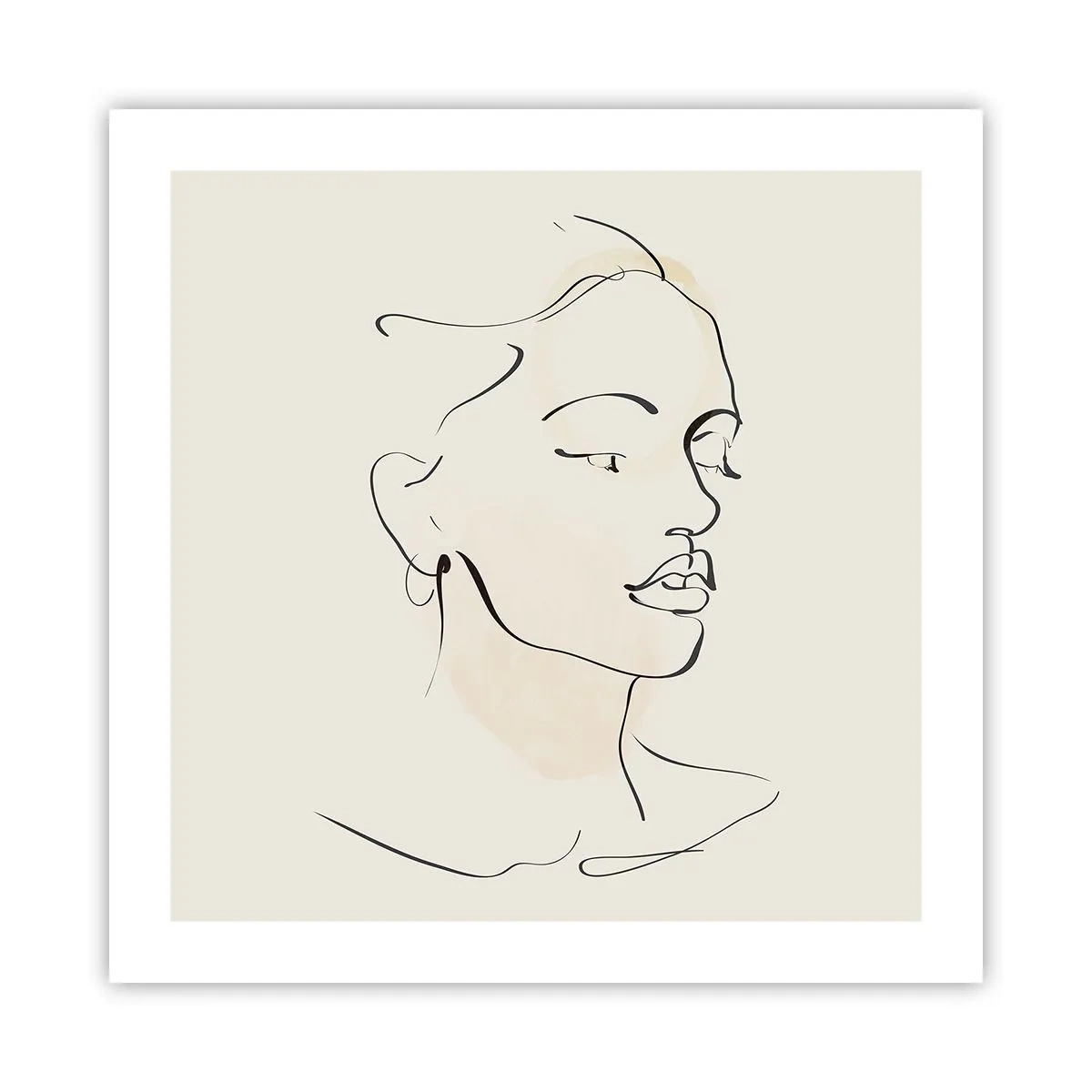 Póster - Líneas que muestran seguridad - 50x50 cm