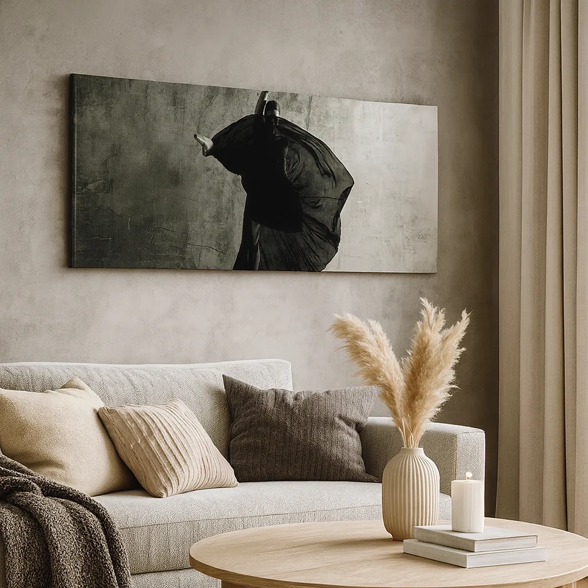 Cuadro sobre lienzo - Impresión de Imagen - Cargada de pasión - 30x30 cm