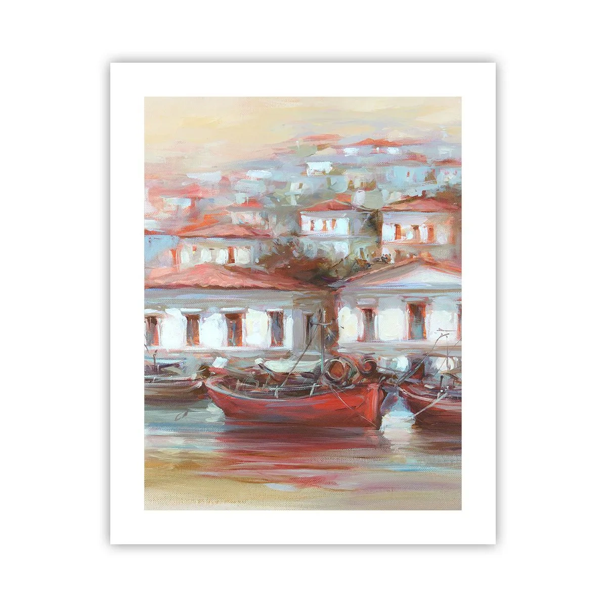 Póster - Ciudad feliz - 40x50 cm