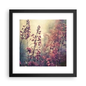 Póster en marco negro - Jardín secreto - 30x30 cm