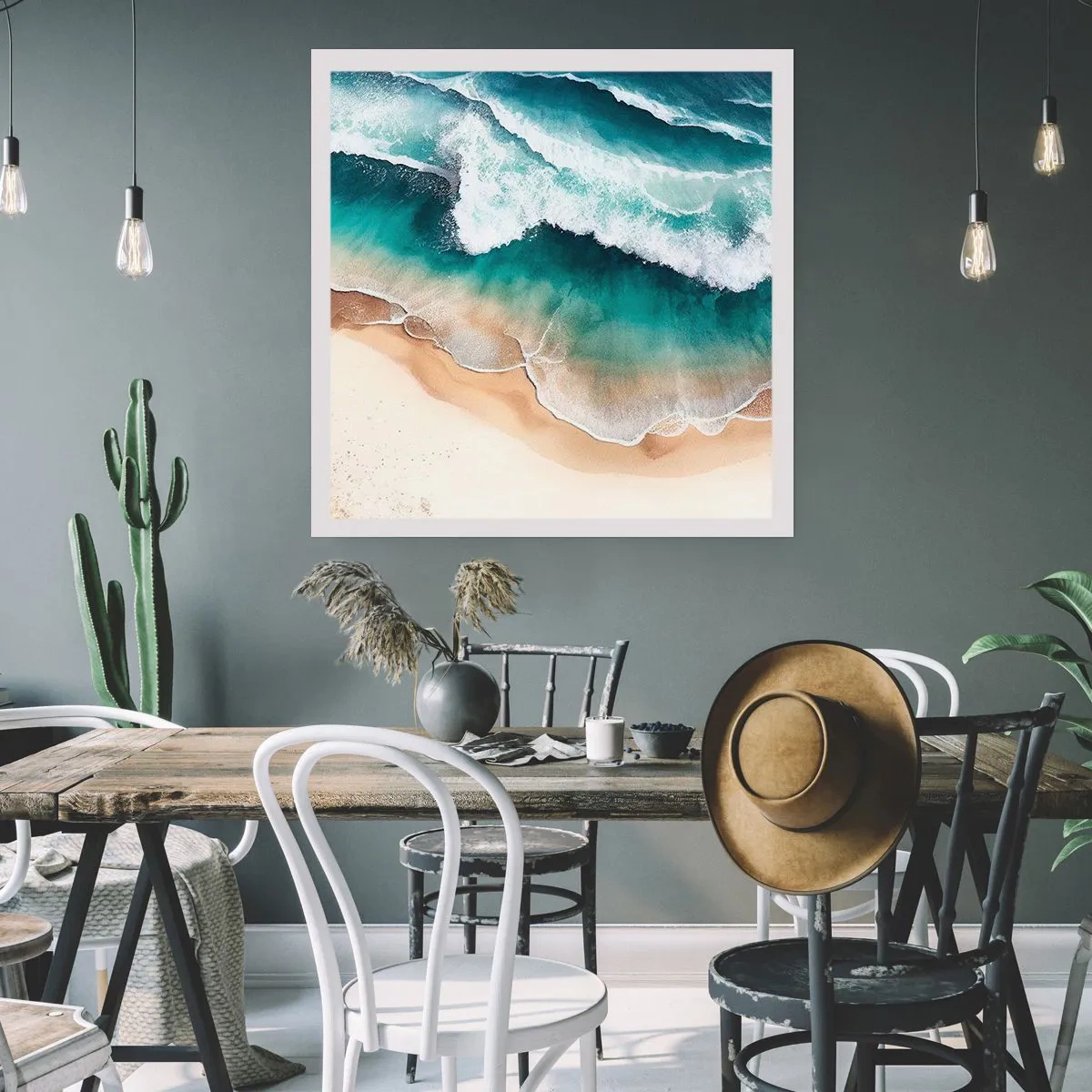 Póster - Un encuentro eterno - 60x60 cm