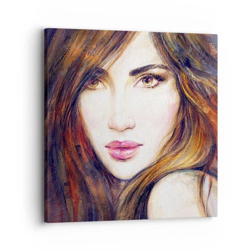 Cuadro sobre lienzo - Impresión de Imagen - Veo tus pensamientos - 30x30 cm