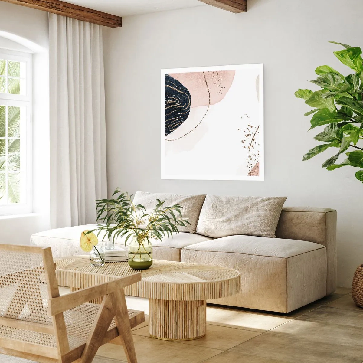 Póster - Todo fluye - 60x60 cm