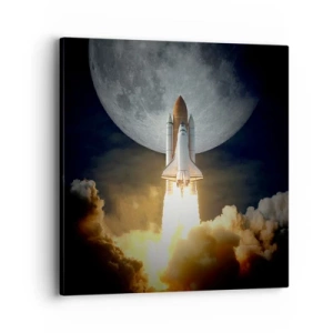 Cuadro sobre lienzo - Impresión de Imagen - El comienzo de una aventura sobrenatural - 40x40 cm